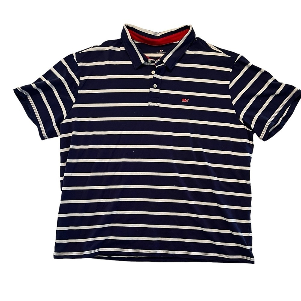 Vineyard Vines x Target Polo Shirt in Navy and White Stripes Men’s XXL​​​​